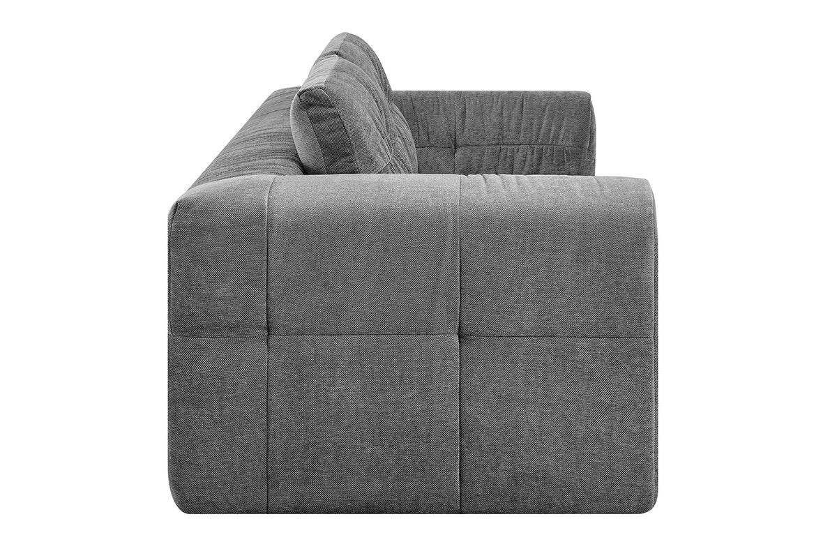Brosa Luna 3 Seater Compressed Sofa (Charcoal)