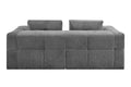 Brosa Luna 3 Seater Compressed Sofa (Charcoal)