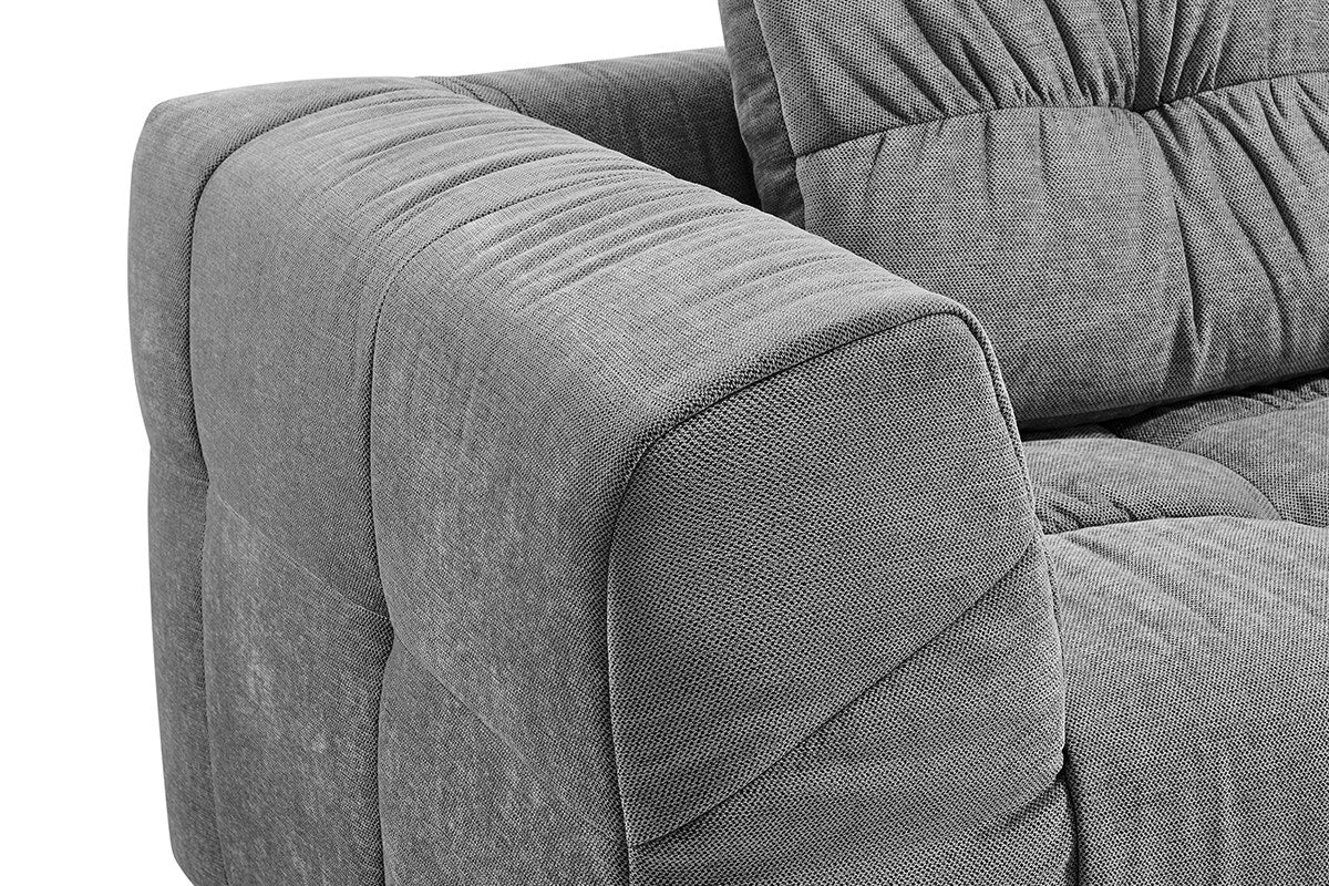 Brosa Luna 3 Seater Compressed Sofa (Charcoal)
