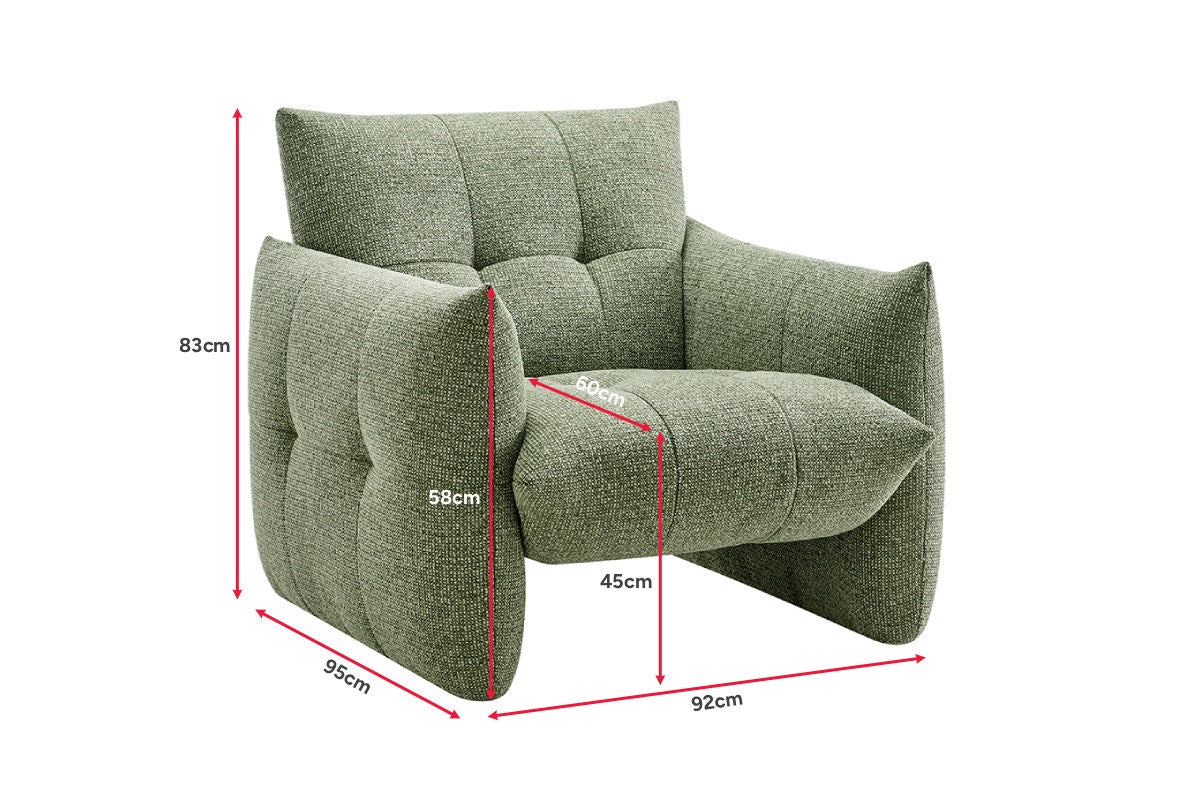 Brosa Liora Armchair (Green)