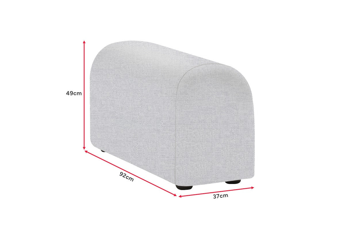Brosa Memphis Modular Armrest (Grey)