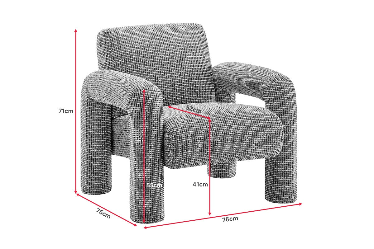Brosa Matilda Armchair (Grey)