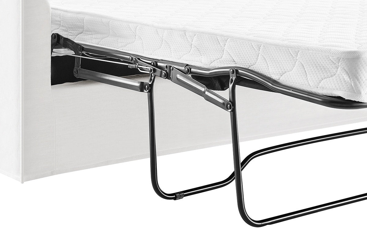Brosa Palermo 3 Seater Sofa Bed (White)