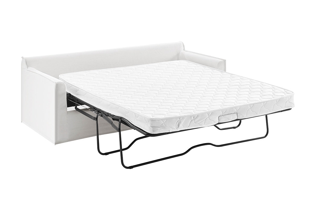 Brosa Palermo 3 Seater Sofa Bed (White)