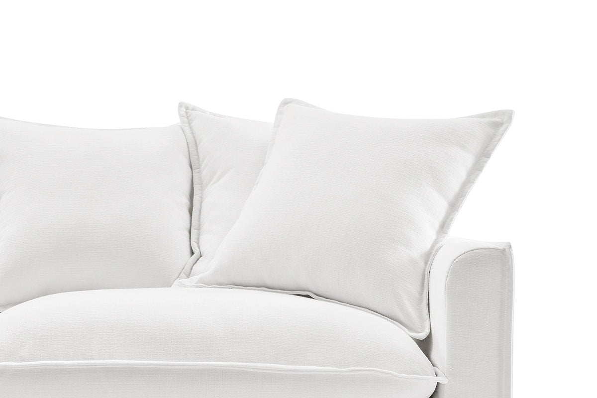 Brosa Palermo 3 Seater Sofa Bed (White)