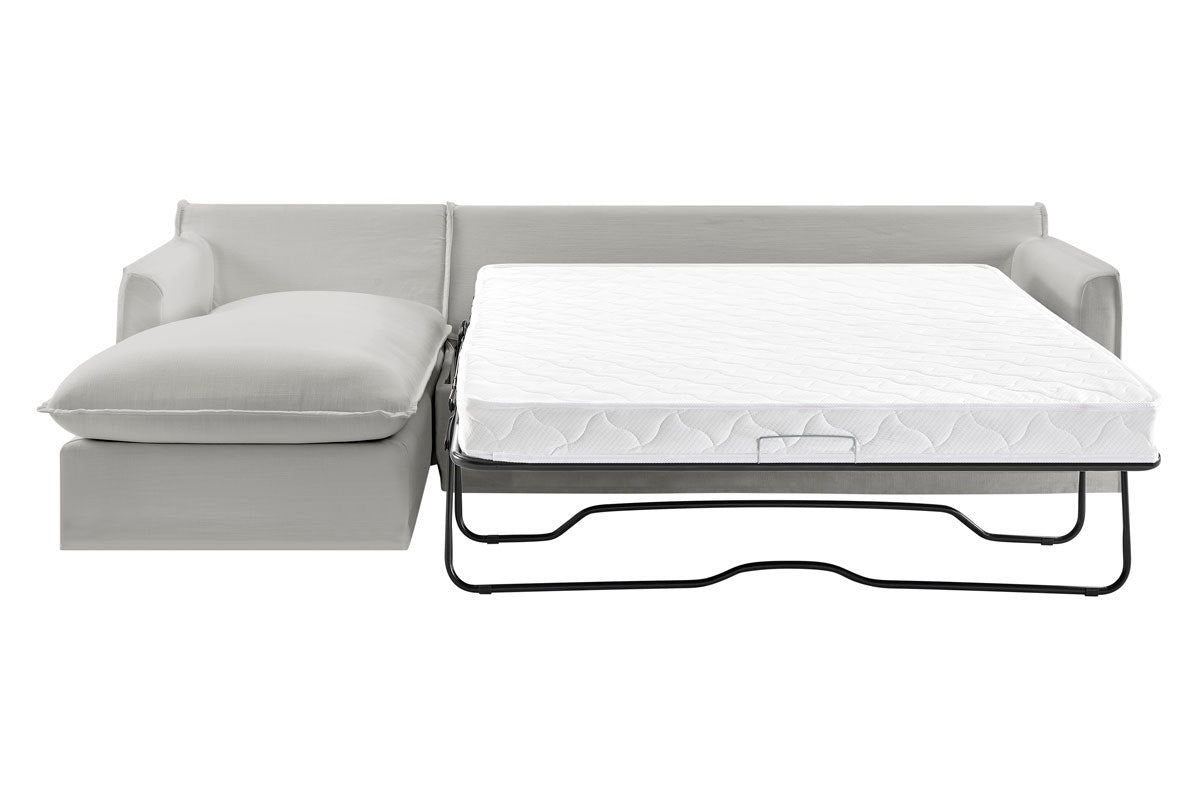 Brosa Palermo 3 Seater Modular Sofabed with Left Chaise (Grey)
