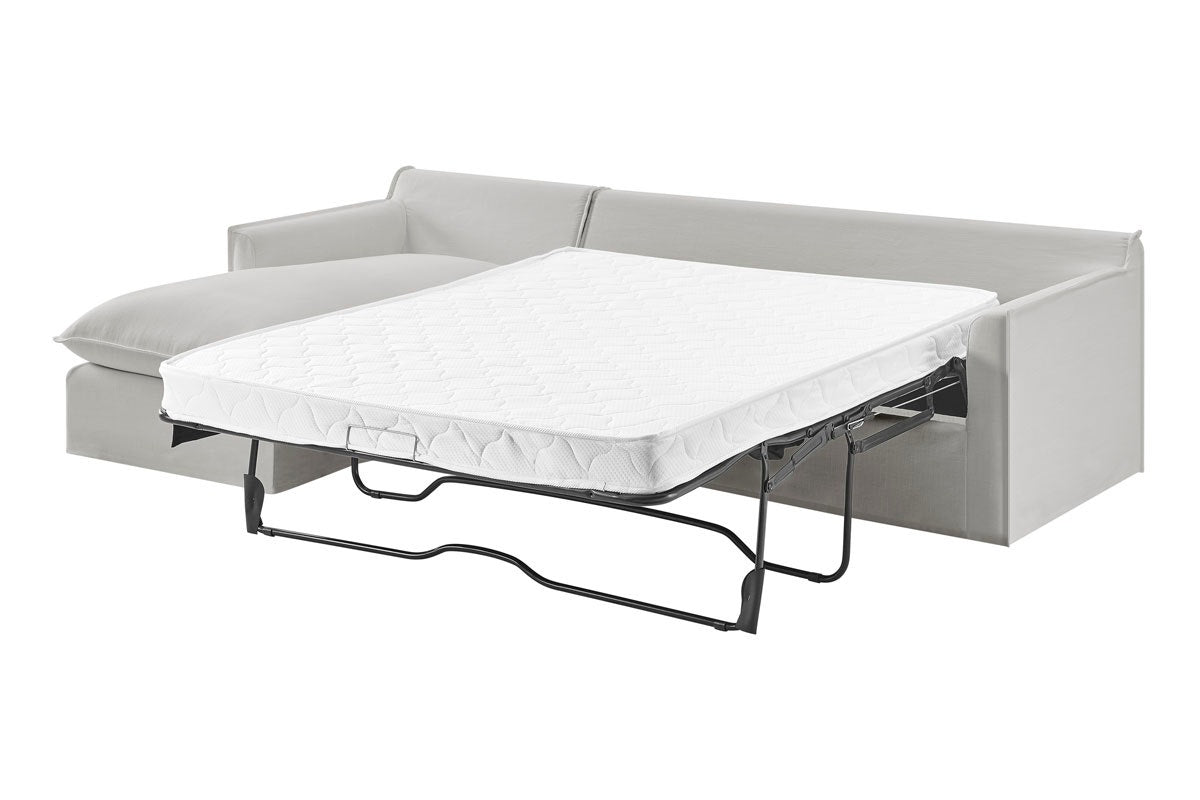 Brosa Palermo 3 Seater Modular Sofabed with Left Chaise (Grey)