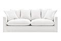 Brosa Palermo 3 Seater Sofa (White)