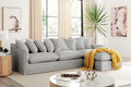 Brosa Palermo 3 Seater Modular Sofa with Right Chaise (Grey)