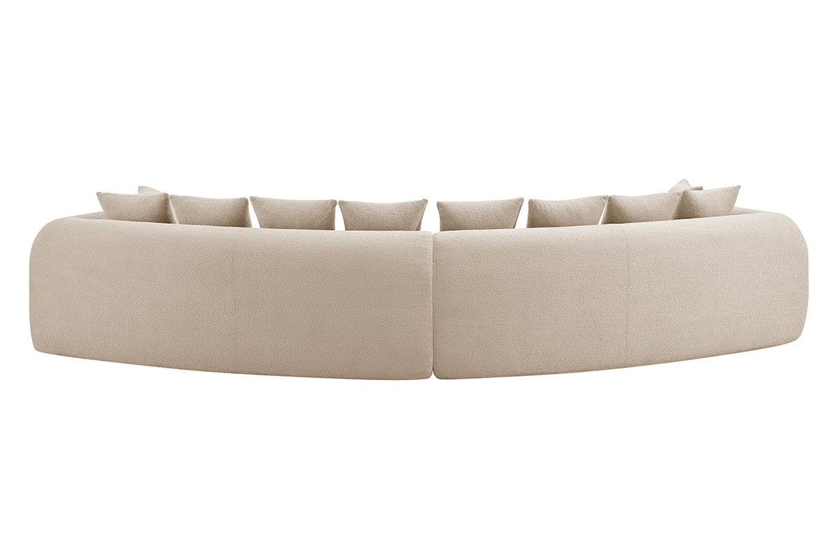 Brosa Regalia 5 Seater Compressed Sofa (Beige)