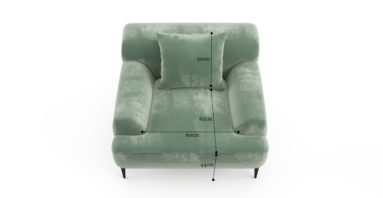 Brosa Seta Armchair (Russian Sage)