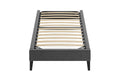 Brosa Slimline Bed Frame (Cosmic Anthracite, Single)