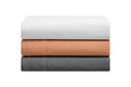 Brosa Stonewashed Cotton Sheet Set (Terracotta, Double)