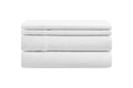 Brosa Stonewashed Cotton Sheet Set (White, Single)