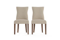 Brosa Zoe Set of 2 Dining Chairs (French Beige)