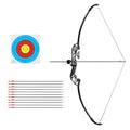 Everfit 55lbs Bow Arrow Set Recurve Takedown Archery Hunting for Beginner Red - SuperSaverAU - view 1