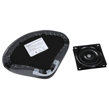 Seamanship Boat Seat Casting Deck Pro 8cm Padding Swivel Black Charcoal