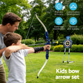 Keezi Kids Bow and Arrow Set Toy Archery Standing Target Suction Cup Arrows Goggles - SuperSaverAU - view 4