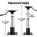 Seamanship Boat Seat Pedestal 34-46cm Adjustable Gas Lift 360 Degrees Swivel - SuperSaverAU - view 5