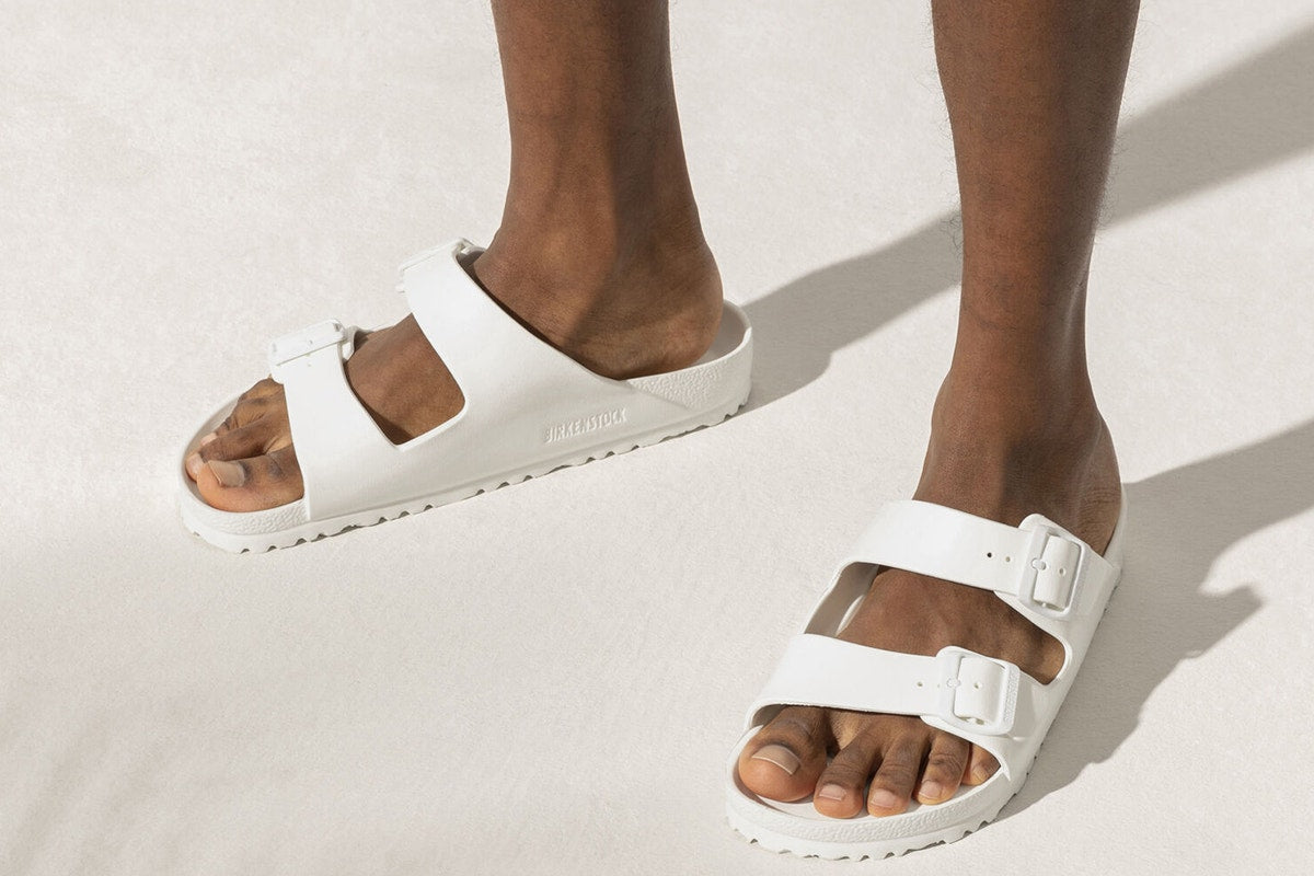 Birkenstock Arizona EVA Regular Fit Sandal (White; Size 41 EU)