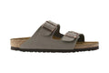 Birkenstock Arizona Birkibuc Regular Fit Sandal (Stone, Size 42 EU)