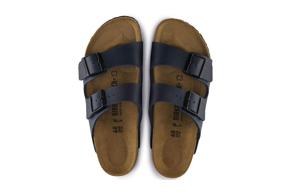 Birkenstock Arizona Birko-Flor Regular Fit Sandal (Navy, Size 38 EU)