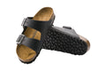 Birkenstock Arizona Oiled Leather Regular Fit Sandal (Black, Size 43 EU)