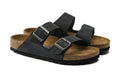 Birkenstock Arizona Oiled Leather Regular Fit Sandal (Black, Size 37 EU)