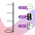 Everfit 4 Tier Ball Storage Rack Sports Equipment Organiser Black