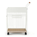 Everfit White Mobile Yoga Mat Storage Rack with Wheels