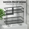 Artiss 2 Tier Over Toilet Bathroom Storage Rack Shelf Organiser