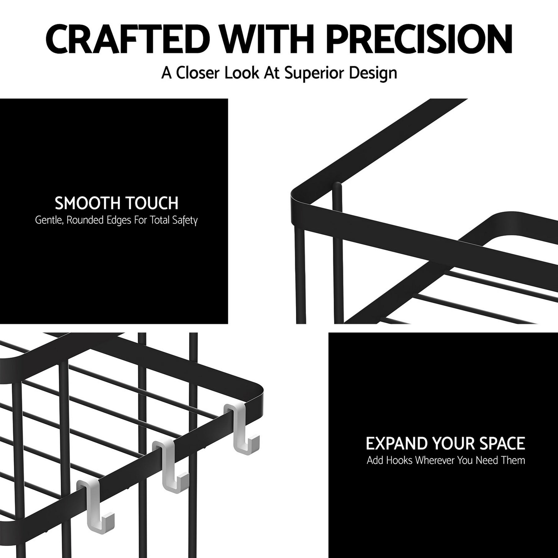 Artiss 2 Tier Over Toilet Bathroom Storage Rack Shelf Organiser