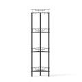 Artiss 4 Tier Black Floor Standing Corner Shower Caddy Bathroom Organiser