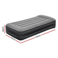 Bestway Single Inflatable Air Mattress with Built-In Pump - Black