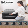 Bestway Single Inflatable Air Mattress with Built-In Pump - Black