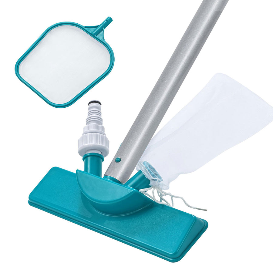 Bestway Pool Cleaner Vacuum Kit for Pools 3.96m/13ft with Interchangeable Heads - SuperSaverAU - view 1