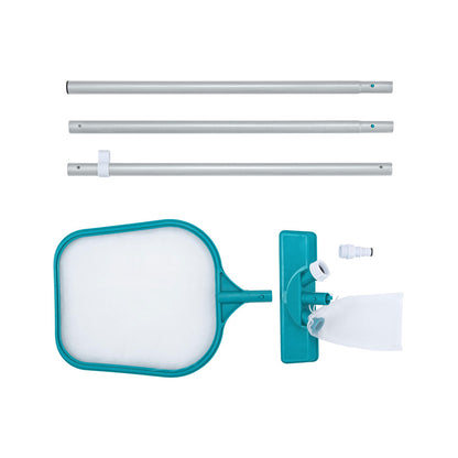 Bestway Pool Cleaner Vacuum Kit for Pools 3.96m/13ft with Interchangeable Heads