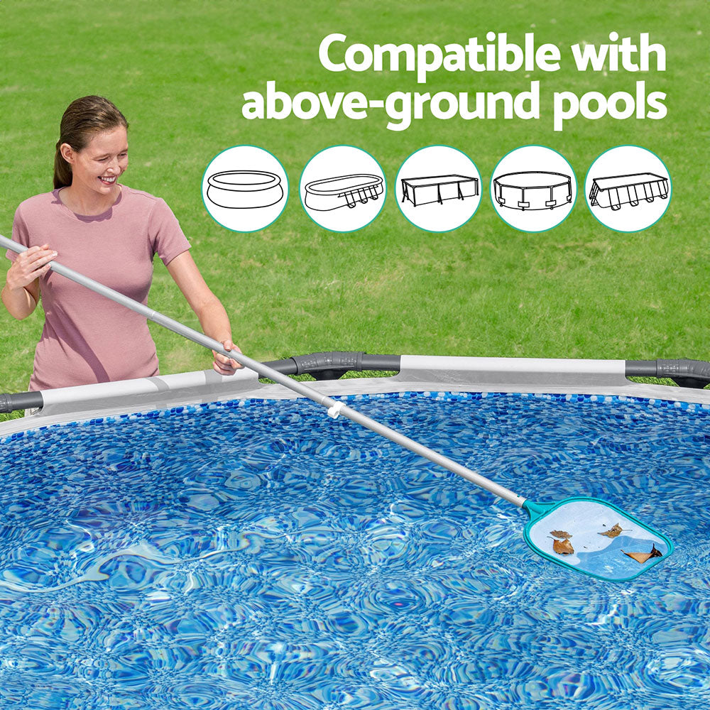 Bestway Pool Cleaner Vacuum Kit for Pools 3.96m/13ft with Interchangeable Heads