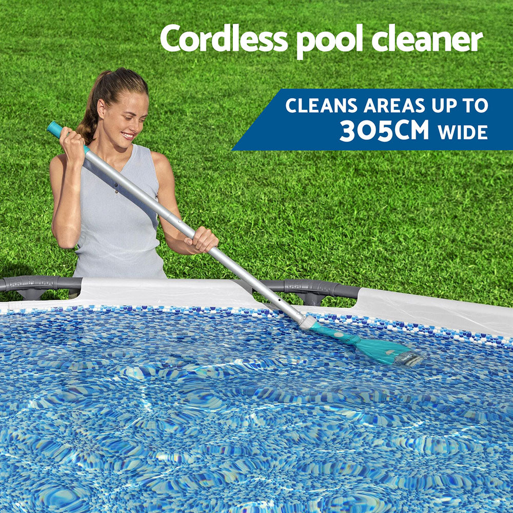 Bestway Cordless Pool Vacuum for Pools up to 3.05m - Submersible, Extendable Pole - SuperSaverAU - view 3