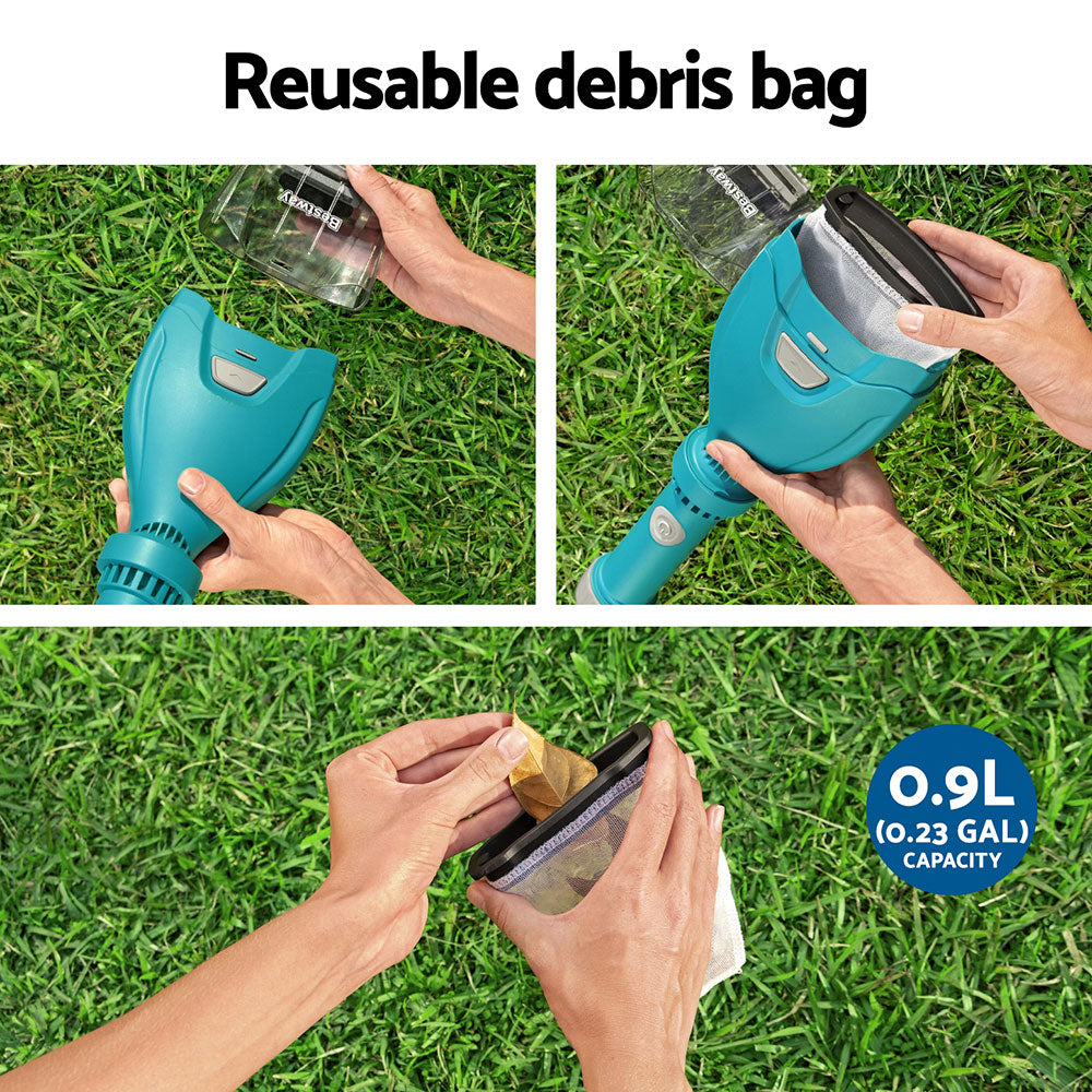 Bestway Cordless Pool Vacuum for Pools up to 3.05m - Submersible, Extendable Pole - SuperSaverAU - view 5