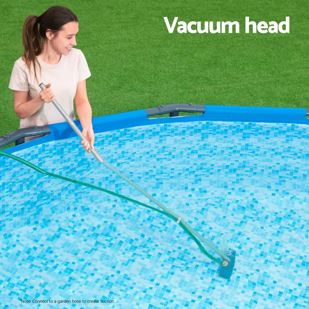 Bestway Pool Maintenance Kit for 13ft Pools - Cleaner, Dispenser, Thermometer, Test Strips