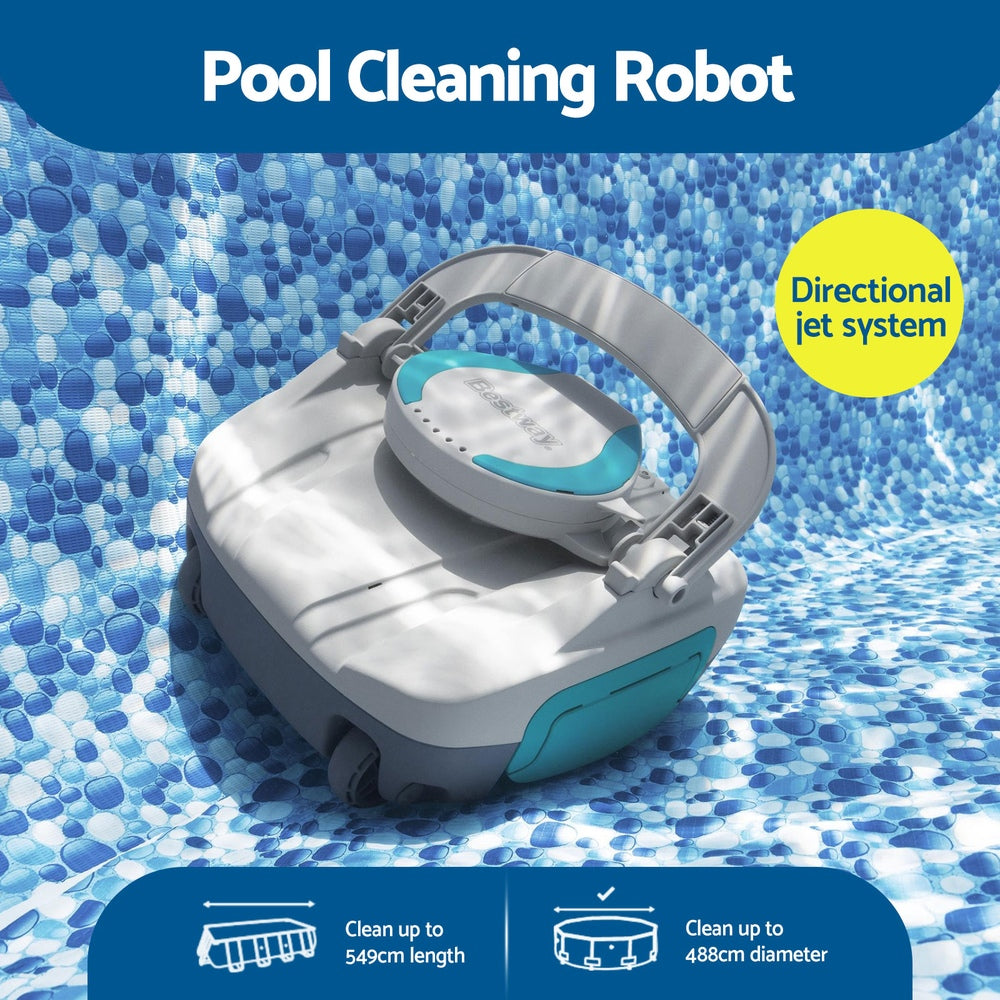 Bestway Cordless Robotic Pool Cleaner 30min Runtime for Pools up to 18m² - SuperSaverAU - view 4