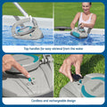 Bestway Cordless Robotic Pool Cleaner 30min Runtime for Pools up to 18m² - SuperSaverAU - view 6