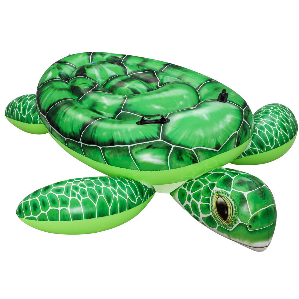 Bestway Inflatable Turtle Rider Pool Float 153x140CM with Heavy-Duty Handles - SuperSaverAU - view 1