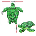 Bestway Inflatable Turtle Rider Pool Float 153x140CM with Heavy-Duty Handles - SuperSaverAU - view 2