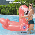 Bestway Inflatable Flamingo Float Rider 148x127CM with Heavy-Duty Handles - SuperSaverAU - view 4