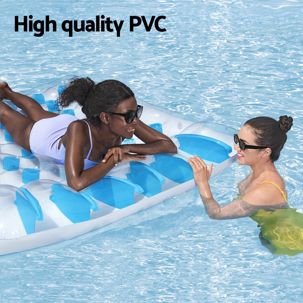Bestway Inflatable Pool Float Lounge 173cm x 133cm, 200kg Capacity, Repair Kit Included - SuperSaverAU - view 5