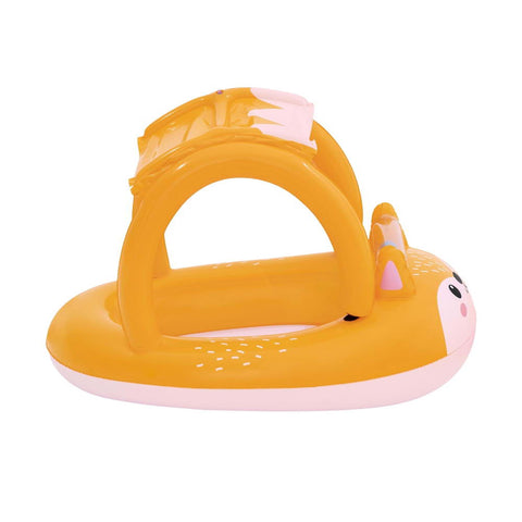 Bestway Inflatable Fox Swim Float with Sunshade, 94x66CM, for Kids 3+ - SuperSaverAU - view 2