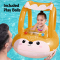 Bestway Inflatable Fox Swim Float with Sunshade, 94x66CM, for Kids 3+ - SuperSaverAU - view 4