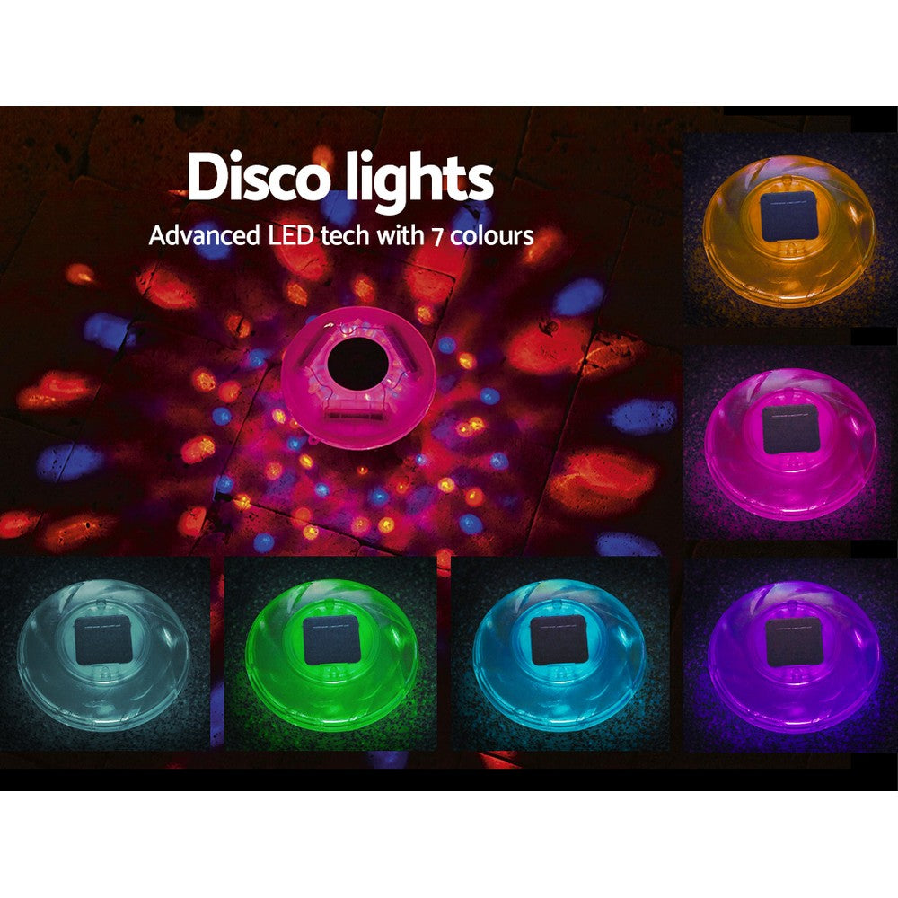 Bestway Solar Float Lamp LED 18cm Multicolour Waterproof for Pool & Patio - SuperSaverAU - view 2